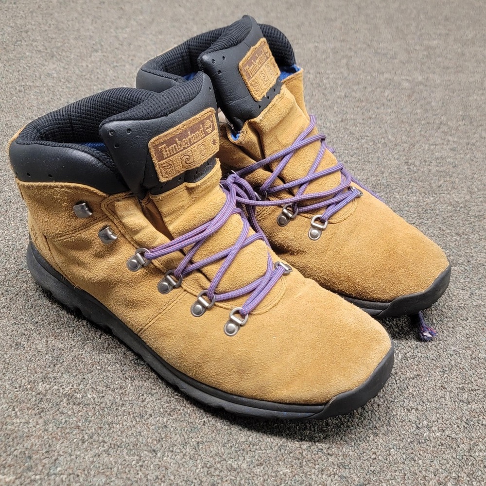 Timberland Boots Mens 13 (EU 47.5) Brown Nubuck SensorFlex Chukka Lace Up Hiking
